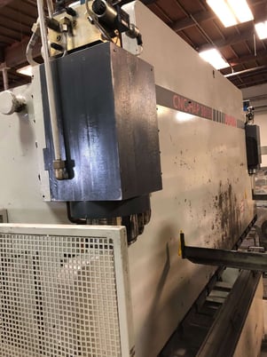 120 Ton, Durma #HAP30120, CNC hydraulic press brake, 10' overall, 99" between housing, 7.08" stroke, Delem - Image 2