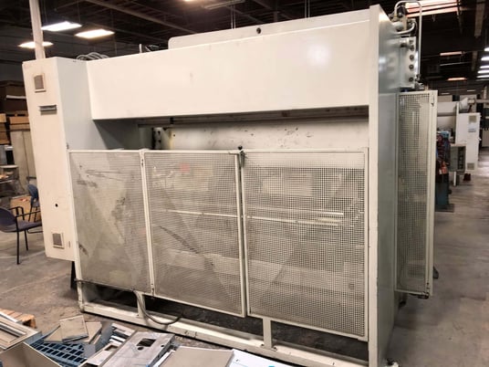 120 Ton, Durma #HAP30120, CNC hydraulic press brake, 10' overall, 99" between housing, 7.08" stroke, Delem - Image 5