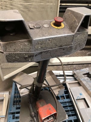 120 Ton, Durma #HAP30120, CNC hydraulic press brake, 10' overall, 99" between housing, 7.08" stroke, Delem - Image 9