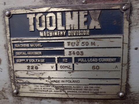 22"/31.5" x 157" Tarnow #TUJ-50M, engine lathe, 20-1600 RPM, 3.25" hole, D1-11 - Image 3