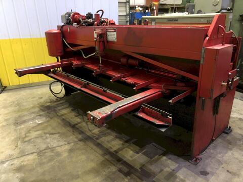 10 gauge x 10' Allsteel, metal hydraulic power squaring shear, 7.5 HP - Image 2