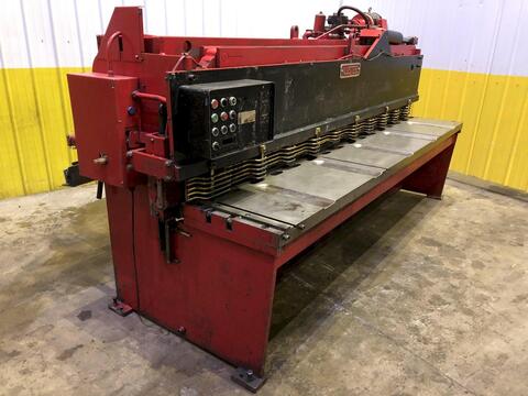 10 gauge x 10' Allsteel, metal hydraulic power squaring shear, 7.5 HP - Image 3