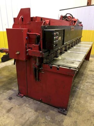 10 gauge x 10' Allsteel, metal hydraulic power squaring shear, 7.5 HP - Image 6