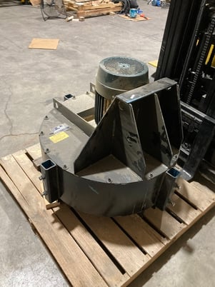 3000 cfm @ 5.5" S.P., Twin City Fan & Blower 5 HP Fan - Image 2