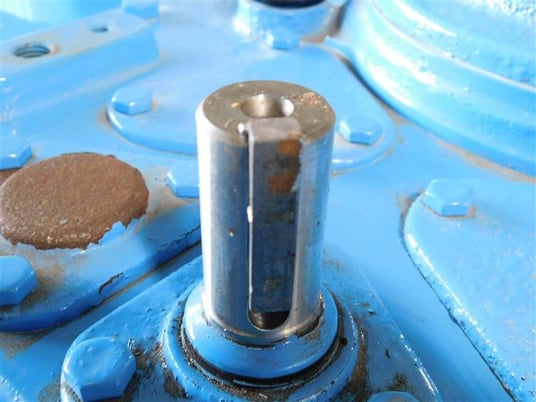 2.5 HP @ 1800 RPM, Chemineer #22GTD-7.5 turbine agitators, 45 RPM out, unused surplus - Image 5