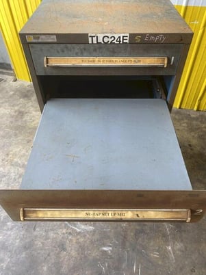Stanley Vidmar, 6 drawer tool storage cabinet, 30" L x 28" D x 59" H, #16736 - Image 5