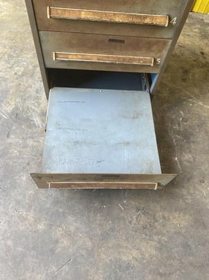 Stanley Vidmar, 6 drawer tool storage cabinet, 30" L x 28" D x 59" H, #16736 - Image 9
