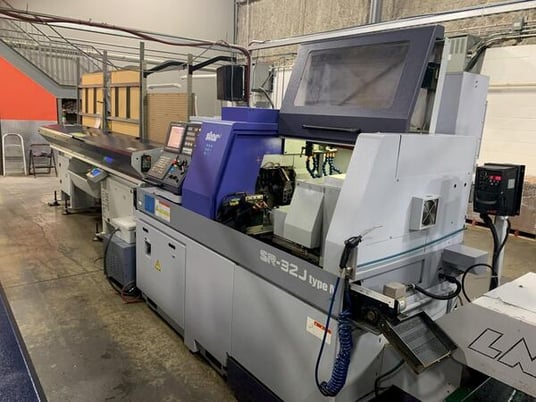 Star #SR-32J Type N, CNC automatic swiss type lathe, 9-Axis, Fanuc 32i ...