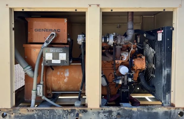 30 KW Generac #90A04512-S, liquid propane generator set, weather protected enclosure, 120/240 Volts, 652 - Image 4