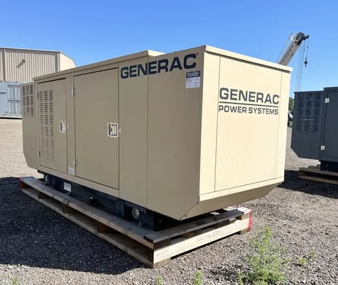 35 KW Generac #9856980100, liquid propane generator set, weather protected enclosure, 120/240 Volts, Ford - Image 2