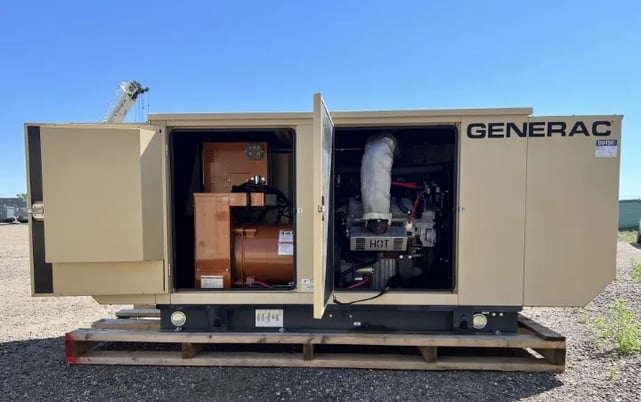 35 KW Generac #9856980100, liquid propane generator set, weather protected enclosure, 120/240 Volts, Ford - Image 4