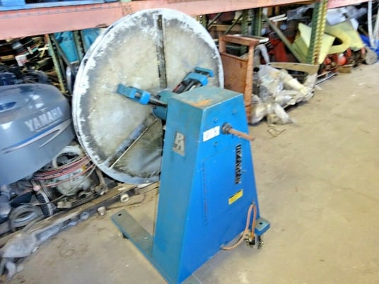 600 lb. PA Industries #SRA-600D, stock reel, 8" width, 8"-18" ID, 36" outside dimensions, s/n #15635-3, stk - Image 1