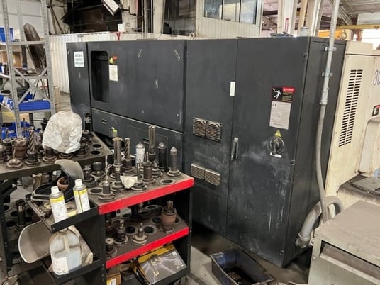 Daewoo Doosan #Puma-300C, CNC lathe, 22" swing, 12" chuck, 4" bar, Fanuc 21i-T, tailstock, live tooling, 2009 - Image 5