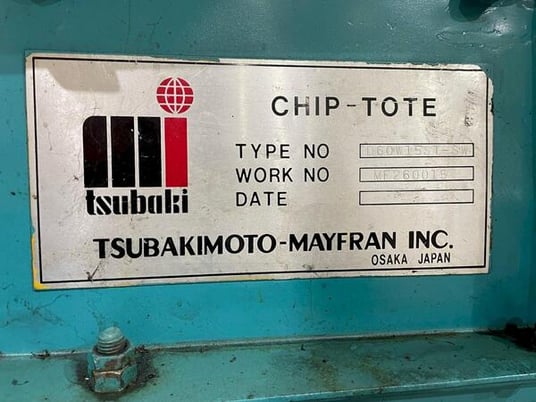 Tsubaki #D60W15ST-SW, chip tote chipconveyor - Image 4
