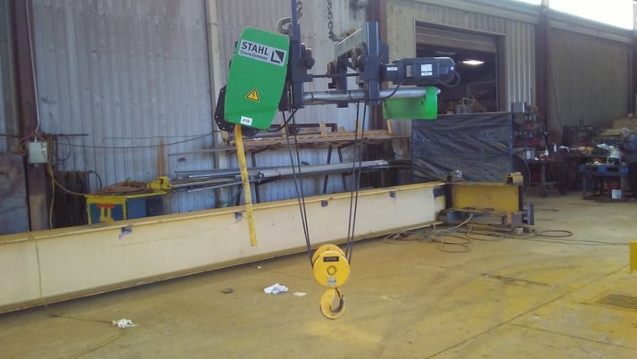 15 Ton, Stahl, 33' lift, Hoist Speed 16/2.6 FPM, Trolley Speed 80/20 FPM, 460 V., (6 Available) - Image 3