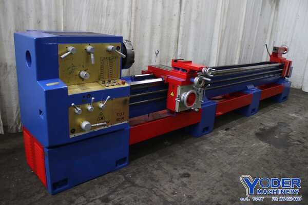 22" x 160" Tarnow #TUJ50M, gap bed engine lathe, 14-1/2" swing over cross slide, 4-jaw 12" chuck, #76223 - Image 1