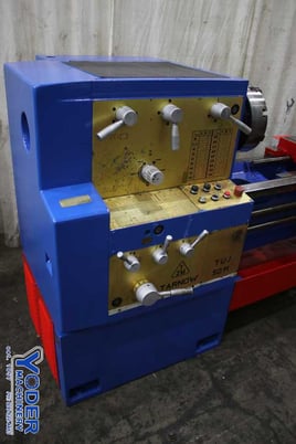 22" x 160" Tarnow #TUJ50M, gap bed engine lathe, 14-1/2" swing over cross slide, 4-jaw 12" chuck, #76223 - Image 4