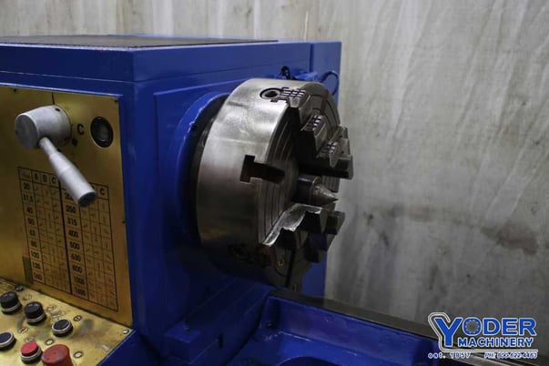 22" x 160" Tarnow #TUJ50M, gap bed engine lathe, 14-1/2" swing over cross slide, 4-jaw 12" chuck, #76223 - Image 8