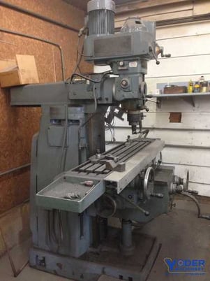Supermax #Series-2, ram type vertical mill, 11" x51" table, 5 HP, 2-Axis digital read out, 1985, #64117 - Image 2