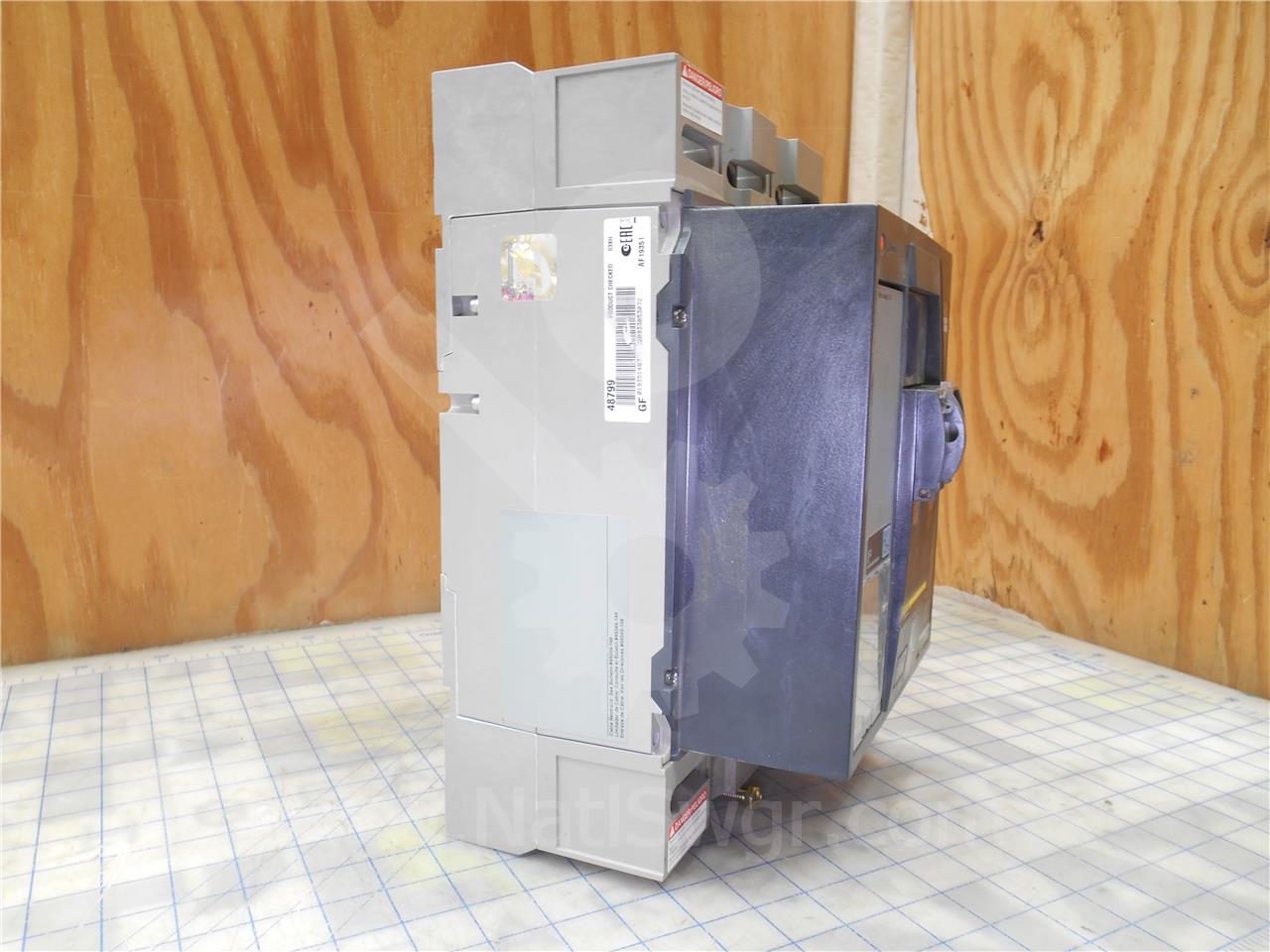 Square D Pgl Powerpact P-frame Mccb 24 Volts DC Control, Micrologic 5.0 ...