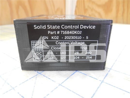 ABB 125 Volts DC Solid State Control Device Assembly New For Advac - Image 2