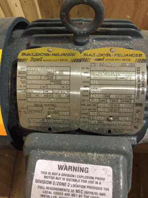 Lewa #LDB3, Metering pump, Size M910S/52, Flow 4.13, S/N 261787, Baldor motor, 1 HP, 1765 RPM - Image 2