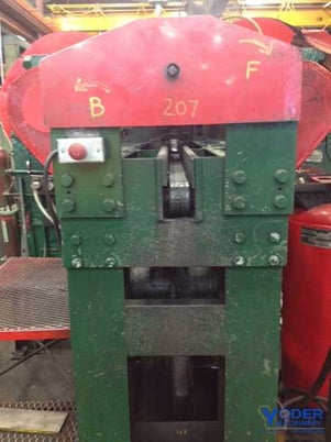 Ajax #Instacut, bar shear, 1-3/4" bar diameter, 48" cut length, variable speed pinch feed rolls, 1981, #62725 - Image 3