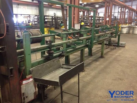 Ajax #Instacut, bar shear, 1-3/4" bar diameter, 48" cut length, variable speed pinch feed rolls, 1981, #62725 - Image 6