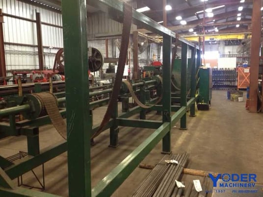 Ajax #Instacut, bar shear, 1-3/4" bar diameter, 48" cut length, variable speed pinch feed rolls, 1981, #62725 - Image 8