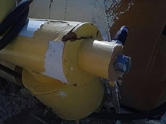 38" diameter x 84" L Hansen Technologies, Vertical Ammonia Accumulator, 400 Gallons, Tank, 250 PSI @ 350 F - Image 9