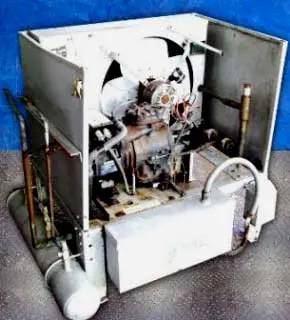 Kramer C3F22KShut Height, Air Cooled Condensing Unit, R134A, 250/400 psi, 6" diameter Chiller barrel - Image 4