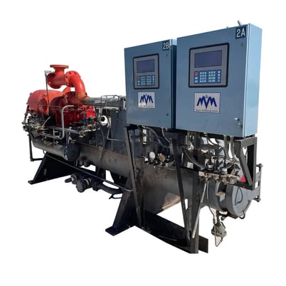 250 HP Dunham-Bush, Rotary Screw Compressor Package, 3565 RPM Motor, rebuilt 2017 - Image 2