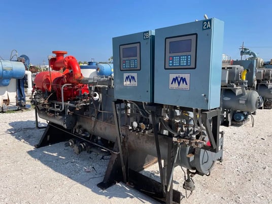 250 HP Dunham-Bush, Rotary Screw Compressor Package, 3565 RPM Motor, rebuilt 2017 - Image 4