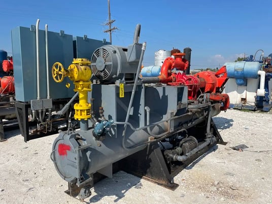 250 HP Dunham-Bush, Rotary Screw Compressor Package, 3565 RPM Motor, rebuilt 2017 - Image 6