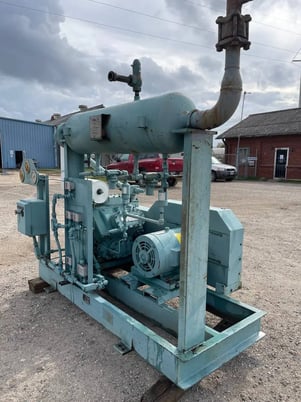 20 HP Frick HCL060757UB16, 6-Cylinder Reciprocating Compressor Package, Belt Driven, 230/460 V, 1850 RPM, 360 - Image 8