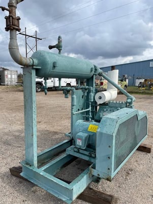 20 HP Frick HCL060757UB16, 6-Cylinder Reciprocating Compressor Package, Belt Driven, 230/460 V, 1850 RPM, 360 - Image 10