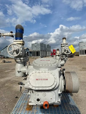 100 HP Mycom F62WB, 8-Cylinder Reciprocating Compressor Package, Belt Driven, 230/460 V, 1200 RPM - Image 3