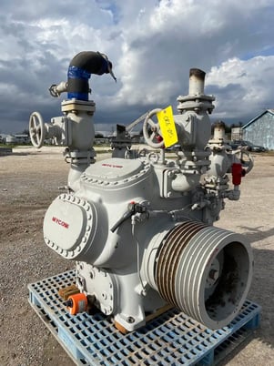 100 HP Mycom F62WB, 8-Cylinder Reciprocating Compressor Package, Belt Driven, 230/460 V, 1200 RPM - Image 4