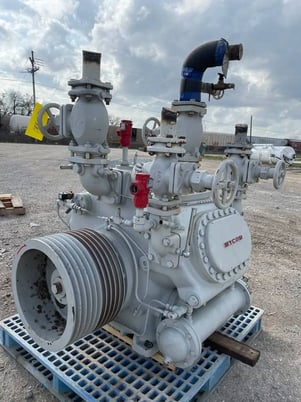 100 HP Mycom F62WB, 8-Cylinder Reciprocating Compressor Package, Belt Driven, 230/460 V, 1200 RPM - Image 6