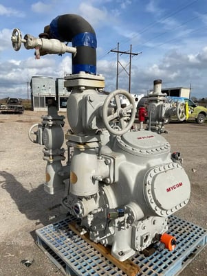 100 HP Mycom F62WB, 8-Cylinder Reciprocating Compressor Package, Belt Driven, 230/460 V, 1200 RPM - Image 10