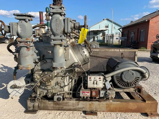 75 HP Mycom N42B, 6-Cylinder Reciprocating Compressor Package, Belt Driven, 230/460 V, 1775 RPM, 470 psig - Image 3
