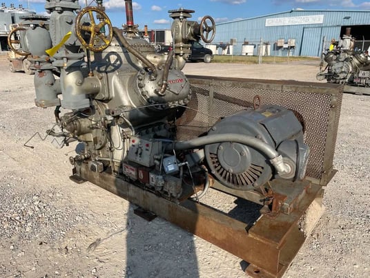 75 HP Mycom N42B, 6-Cylinder Reciprocating Compressor Package, Belt Driven, 230/460 V, 1775 RPM, 470 psig - Image 4