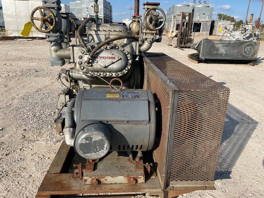 75 HP Mycom N42B, 6-Cylinder Reciprocating Compressor Package, Belt Driven, 230/460 V, 1775 RPM, 470 psig - Image 5