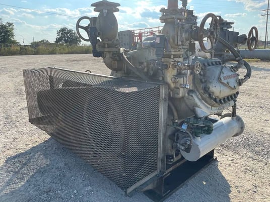 75 HP Mycom N42B, 6-Cylinder Reciprocating Compressor Package, Belt Driven, 230/460 V, 1775 RPM, 470 psig - Image 8