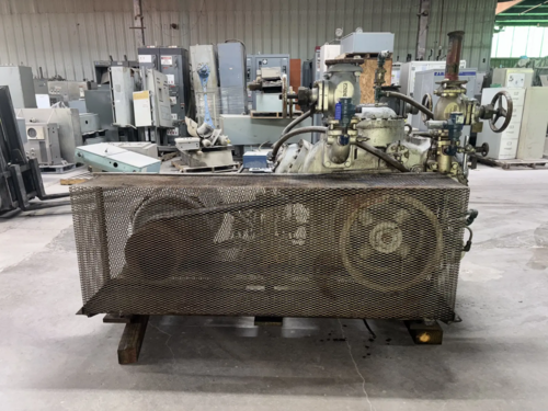 100 HP Mycom N62B, 8-Cylinder Reciprocating Compressor Package, Belt Driven, 230/460 V, 1200 RPM, 470 psig - Image 8
