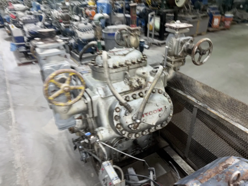 100 HP Mycom N62B, 8-Cylinder Reciprocating Compressor Package, Belt Driven, 230/460 V, 1200 RPM, 470 psig - Image 10