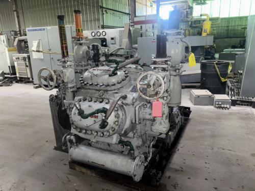 100 HP Mycom N63B, 8-Cylinder Reciprocating Compressor Package, Belt Driven, 230/460 V, 1200 RPM, 470 psig - Image 5