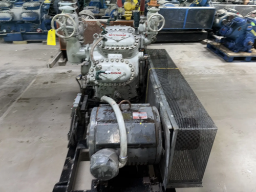 100 HP Mycom N63B, 8-Cylinder Reciprocating Compressor Package, Belt Driven, 230/460 V, 1200 RPM, 470 psig - Image 9