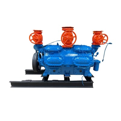 200 HP Vilter 4416, 16-Cylinder Reciprocating Compressor Package, Belt Driven, 460 V, 1200 RPM - Image 1