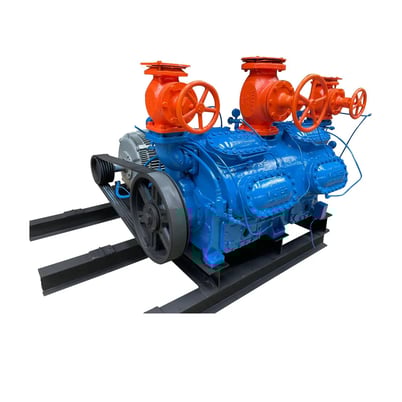 200 HP Vilter 4416, 16-Cylinder Reciprocating Compressor Package, Belt Driven, 460 V, 1200 RPM - Image 2